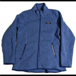 LLBEAN FULL ZIP FLEECE JACKET SMALL